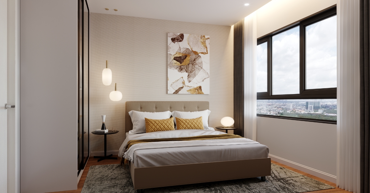 Living Room and Bedrooms