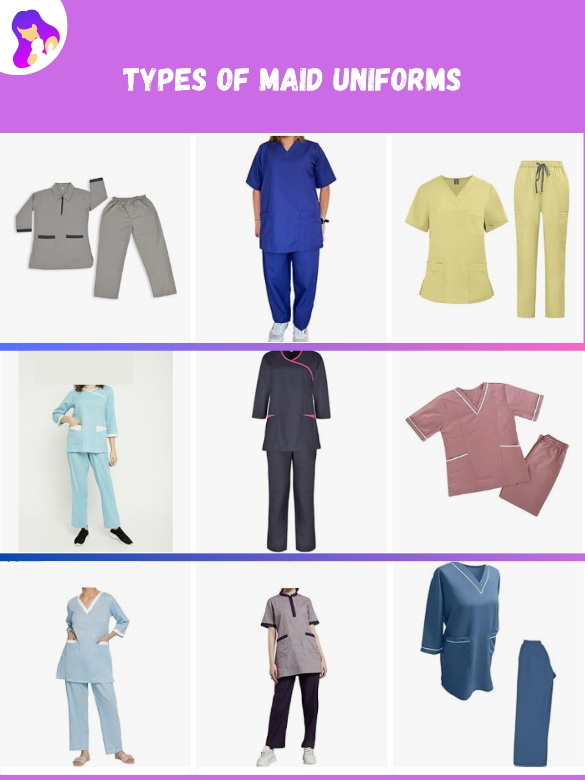 Types of Maid Uniforms Available in Dubai